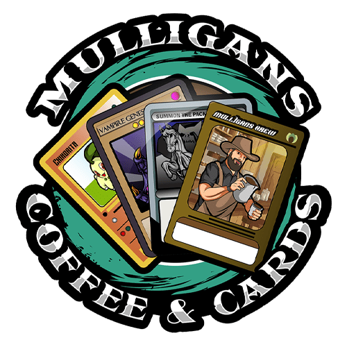 Mulligans Coffee and Cards Logo